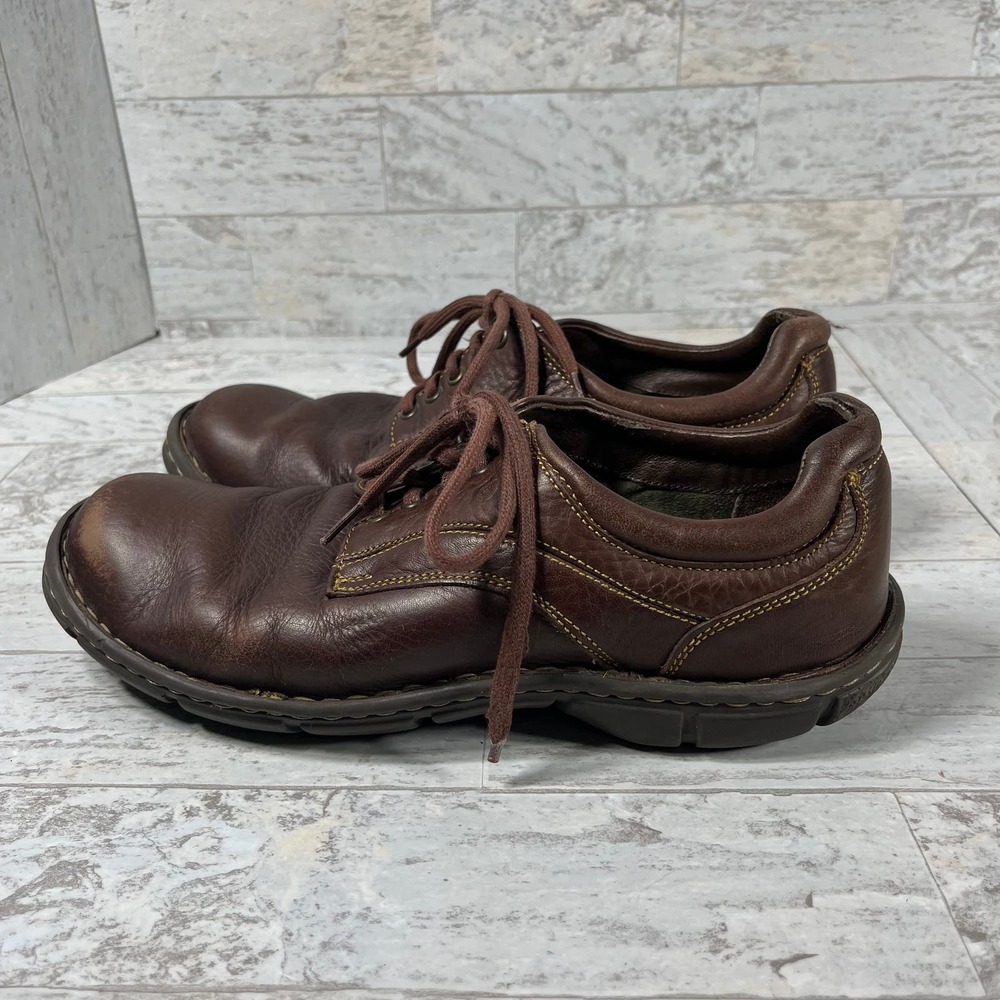Born Dress Shoes Mens Size 11.5 Brown Leather Oxford Lace Up Business Casual